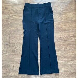 Spanx The Perfect Pant Size 1X Black Hi-Rise Flare Office Career Dress Pants